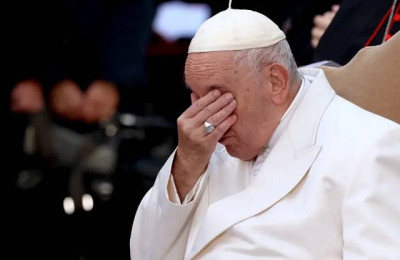 Papa Francisco chora ao falar do martírio do povo ucraniano massacrado pela Russia